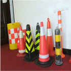 Durable Protable Traffic Safety Barriers Injection Plastic Road Block