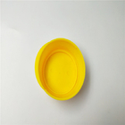 Yellow PC Plastic Injection Parts Smooth Glossy Surface With Customized Logo