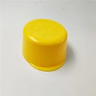 Yellow PC Plastic Injection Parts Smooth Glossy Surface With Customized Logo