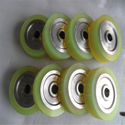 Non Marking PU Coated Rollers For Industry Caster High Load Bearing Capacity