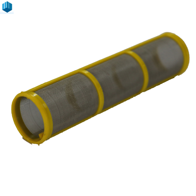 Yellow Round Plastic Mesh Injection Moulded Plastic Components