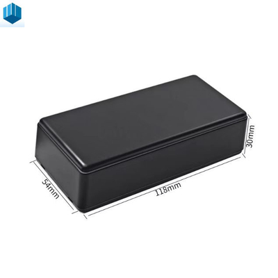 Plastic Injection Molding Products , Injection Components Black Plastic Box