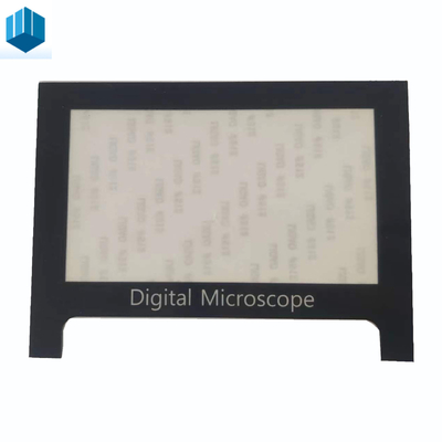 Black Industrial Display Lens Injection Moulding Products ABS Customizable