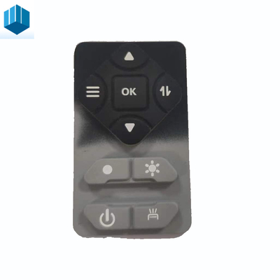 Black Remote Control Button Injection Moulding Products ABS / Customizable
