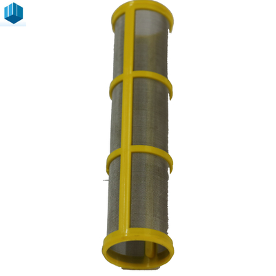 Yellow Round Plastic Mesh Injection Moulded Plastic Components